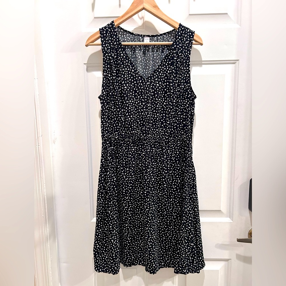 Old navy Black and White Polka Dot Dress